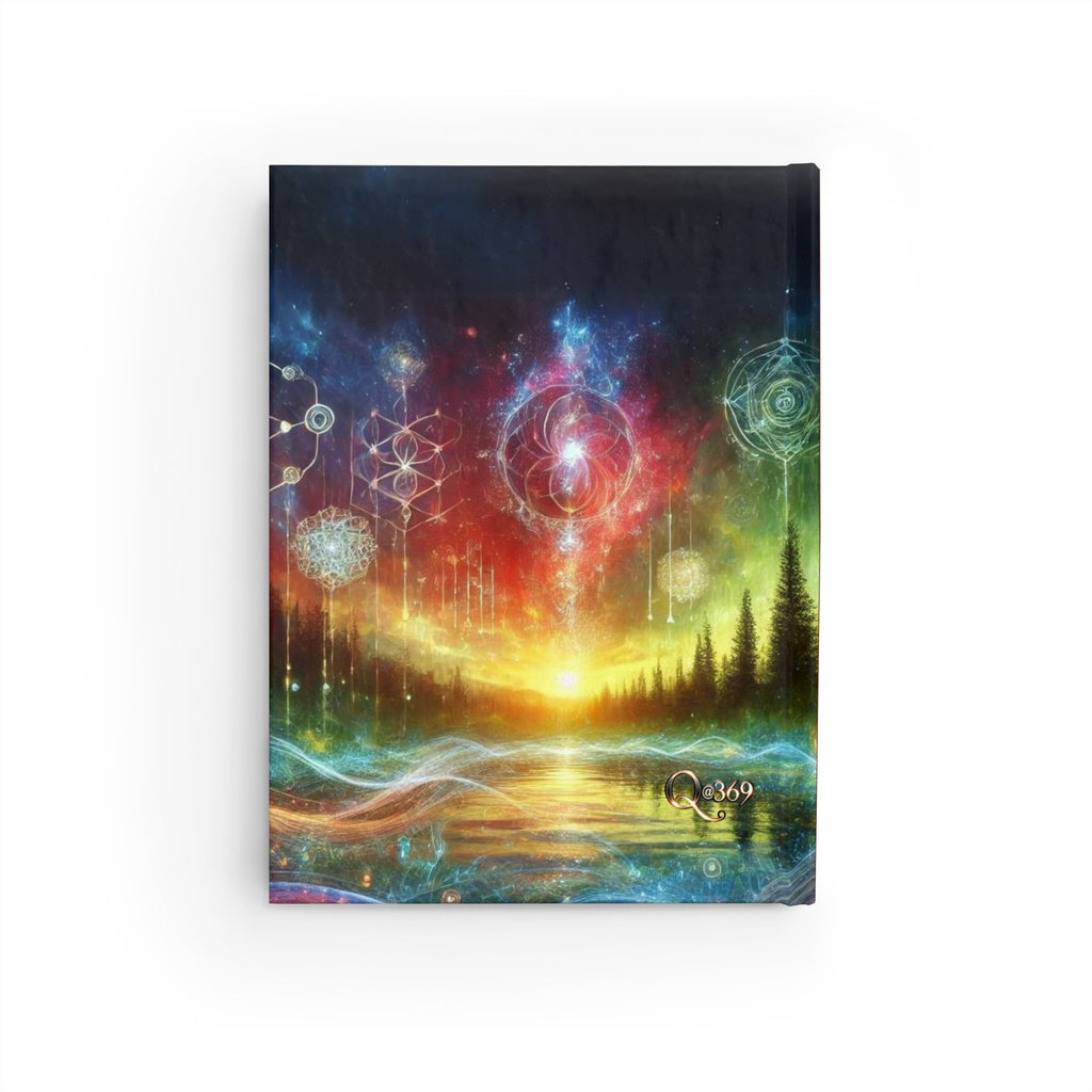 Inspirational 'My Possibilities' Journal — Cosmic Forest Hardcover Notebook