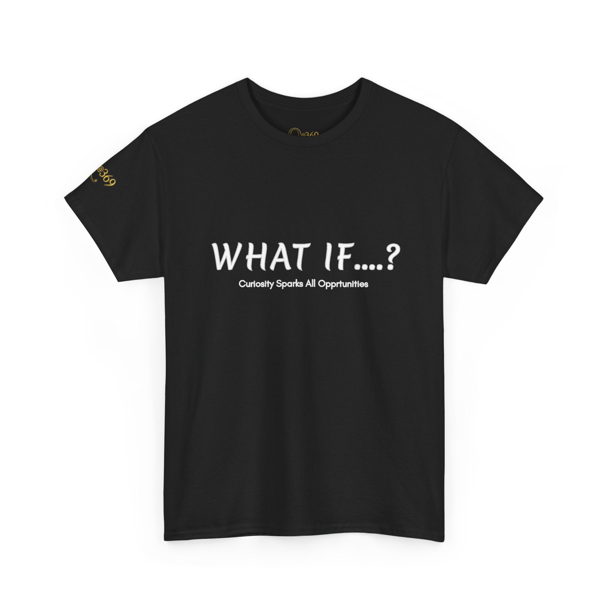 What If…? Tee — Inspirational Curiosity Graphic T-Shirt