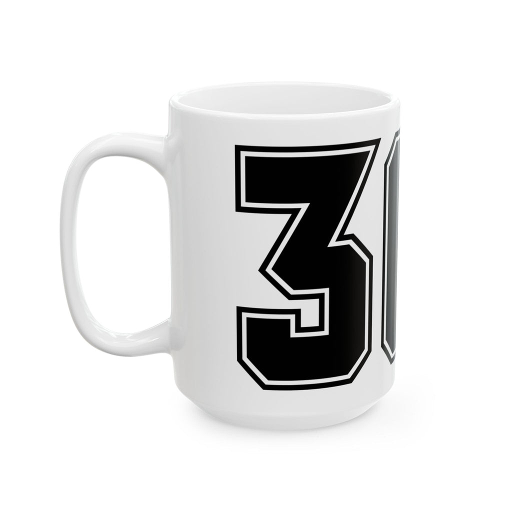 369 Retro Number Ceramic Mug — Vintage Sports Jersey Style Coffee Cup (11oz/15oz)