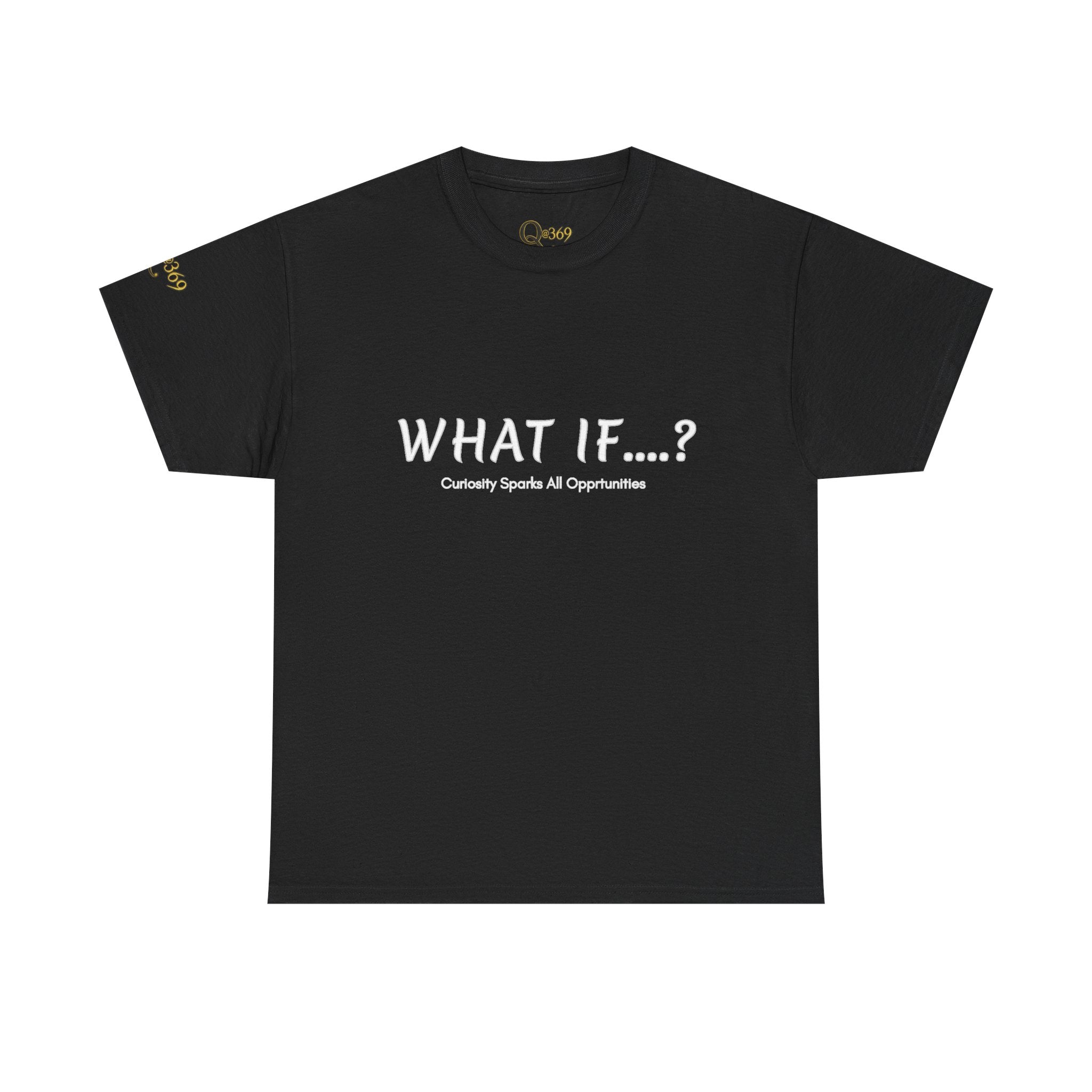 What If…? Tee — Inspirational Curiosity Graphic T-Shirt