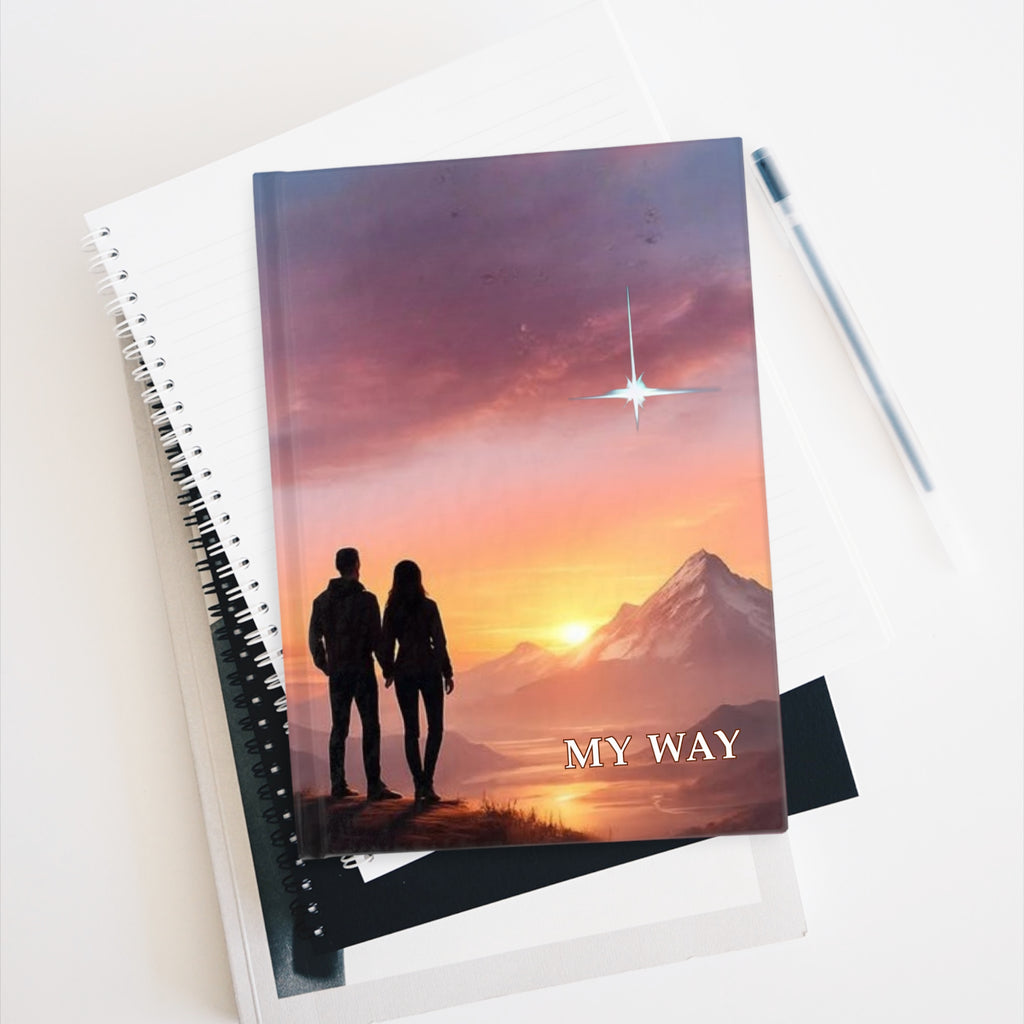 My Way Sunset Adventure Journal — Scenic Travel & Reflection Notebook