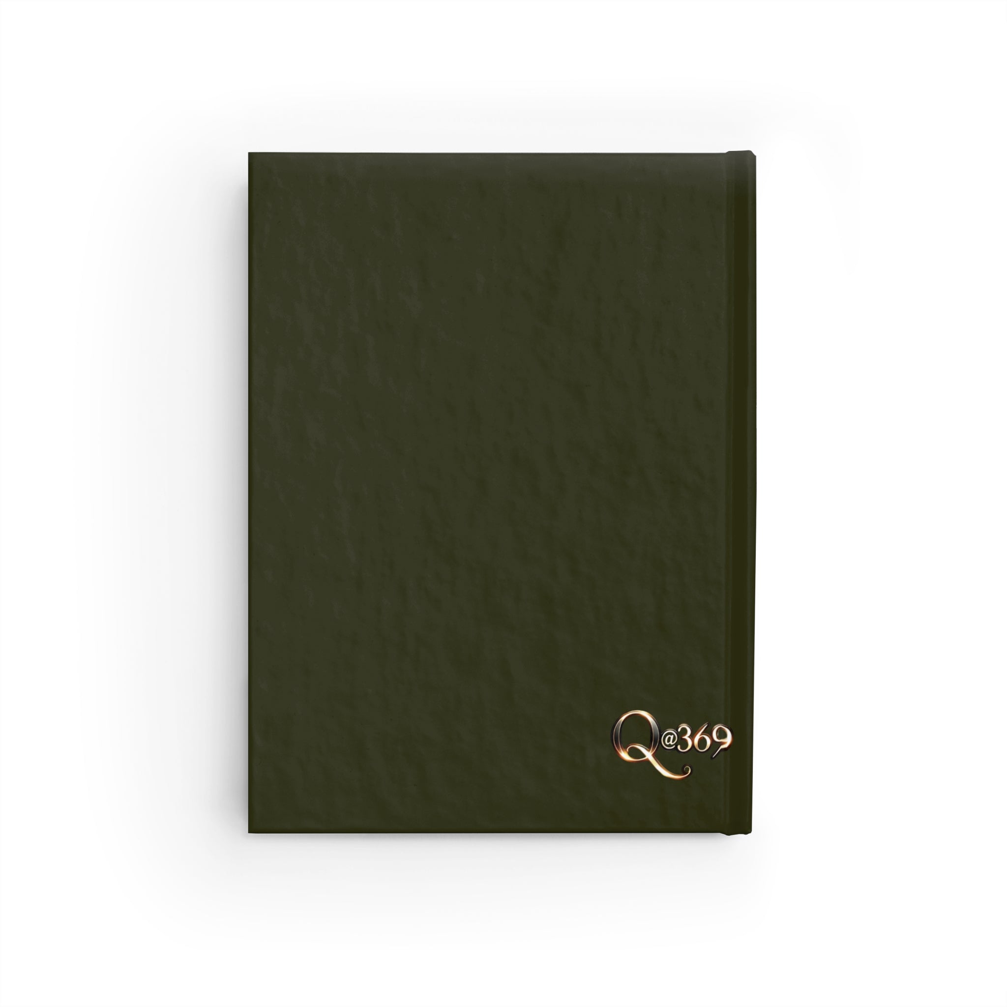 Yin Yang Hardcover Journal — 'My Yin Yang' Metallic Blue & Gold Design