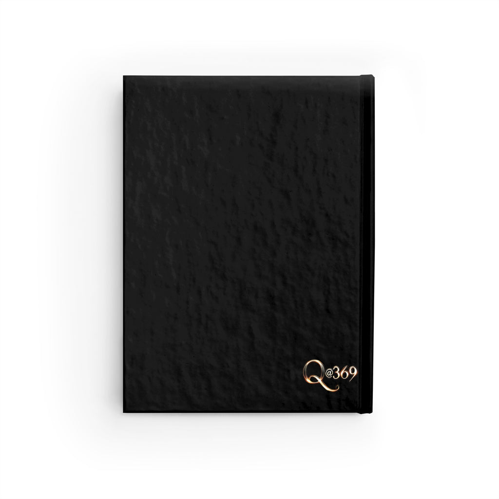 Mystic Gold Star Journal — Elegant Crescent Mandala Hardcover
