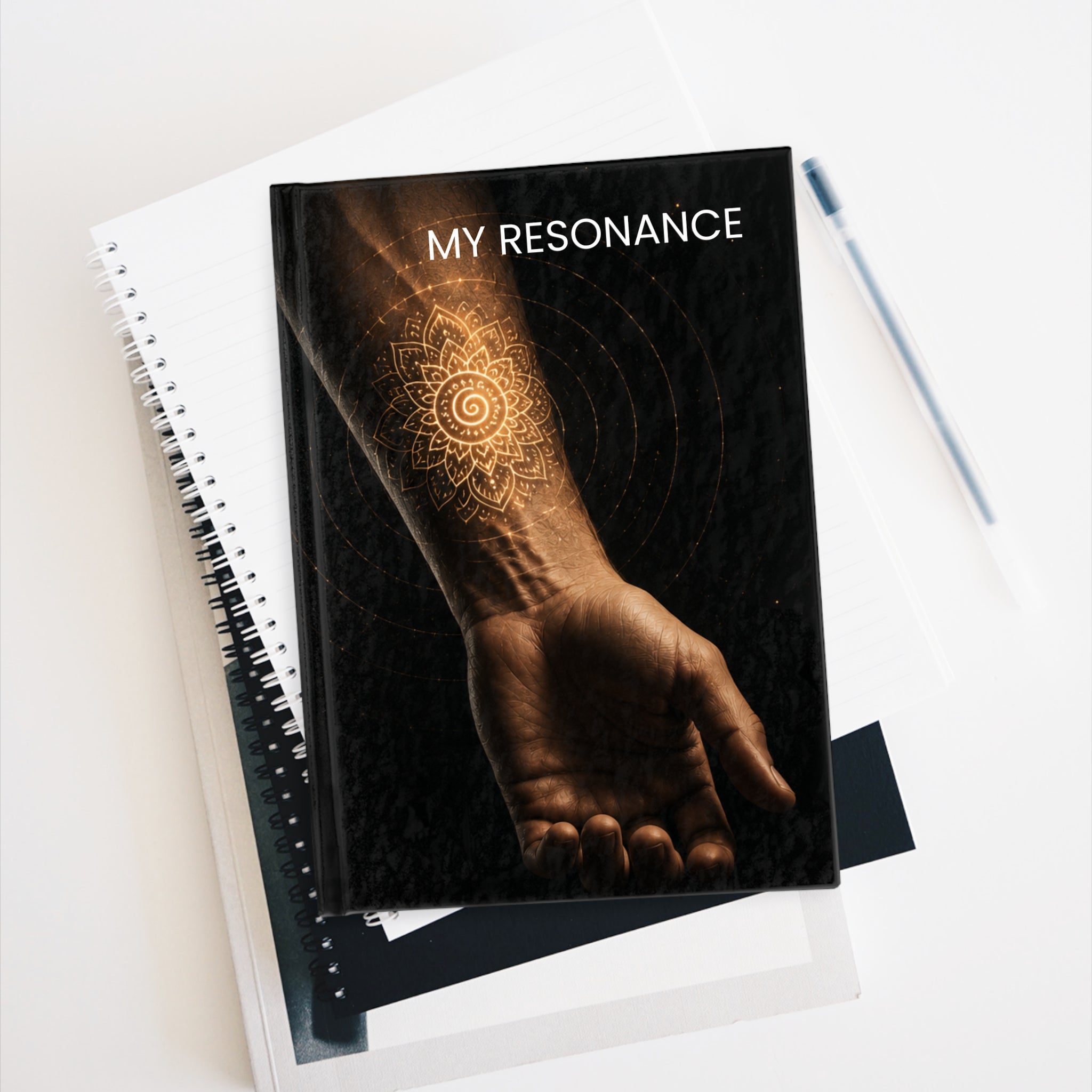 My Resonance Journal — Guided Spiritual Reflection Notebook