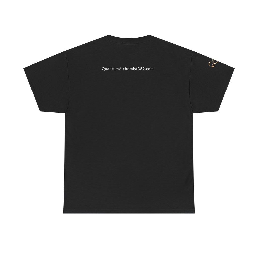 Fractal Starburst Tee — Golden Sacred Geometry Design