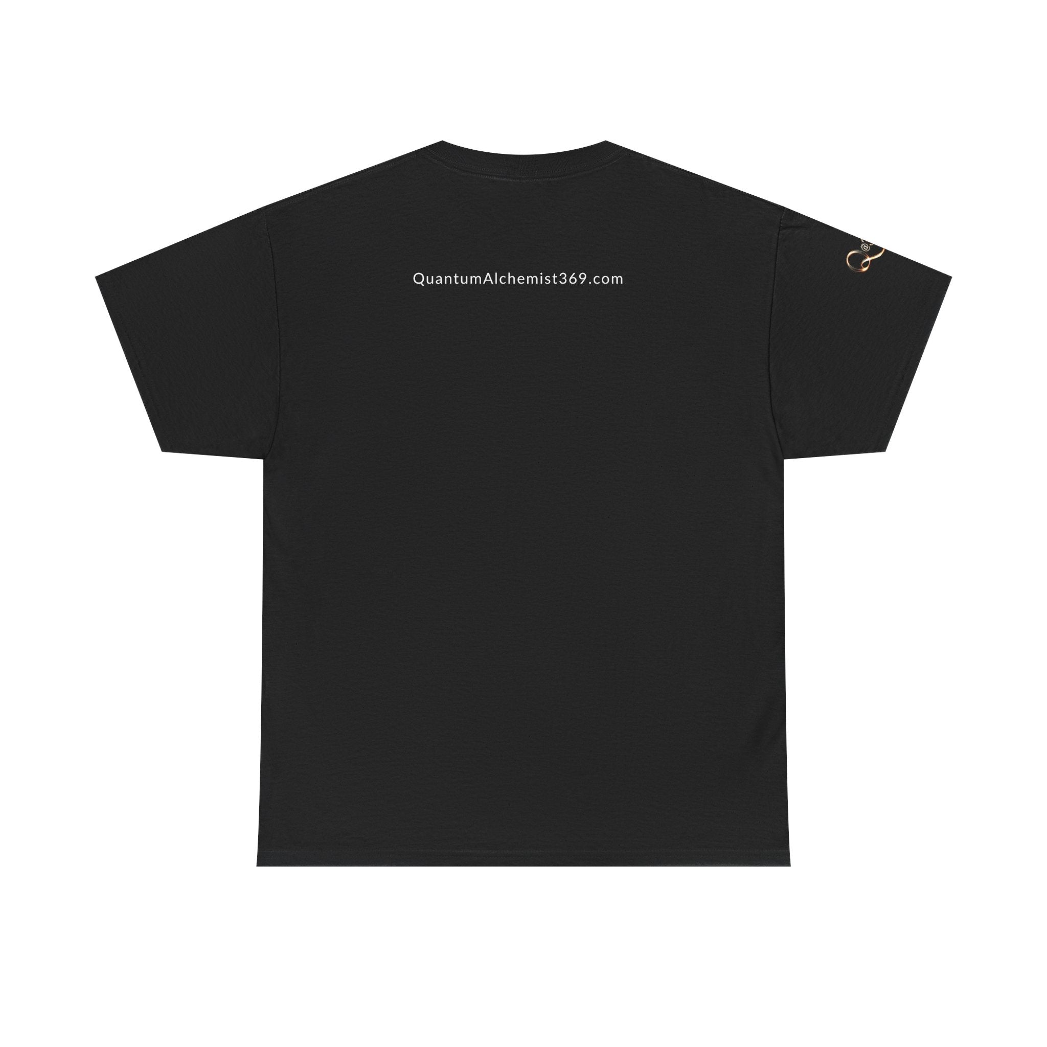 Fractal Starburst Tee — Golden Sacred Geometry Design
