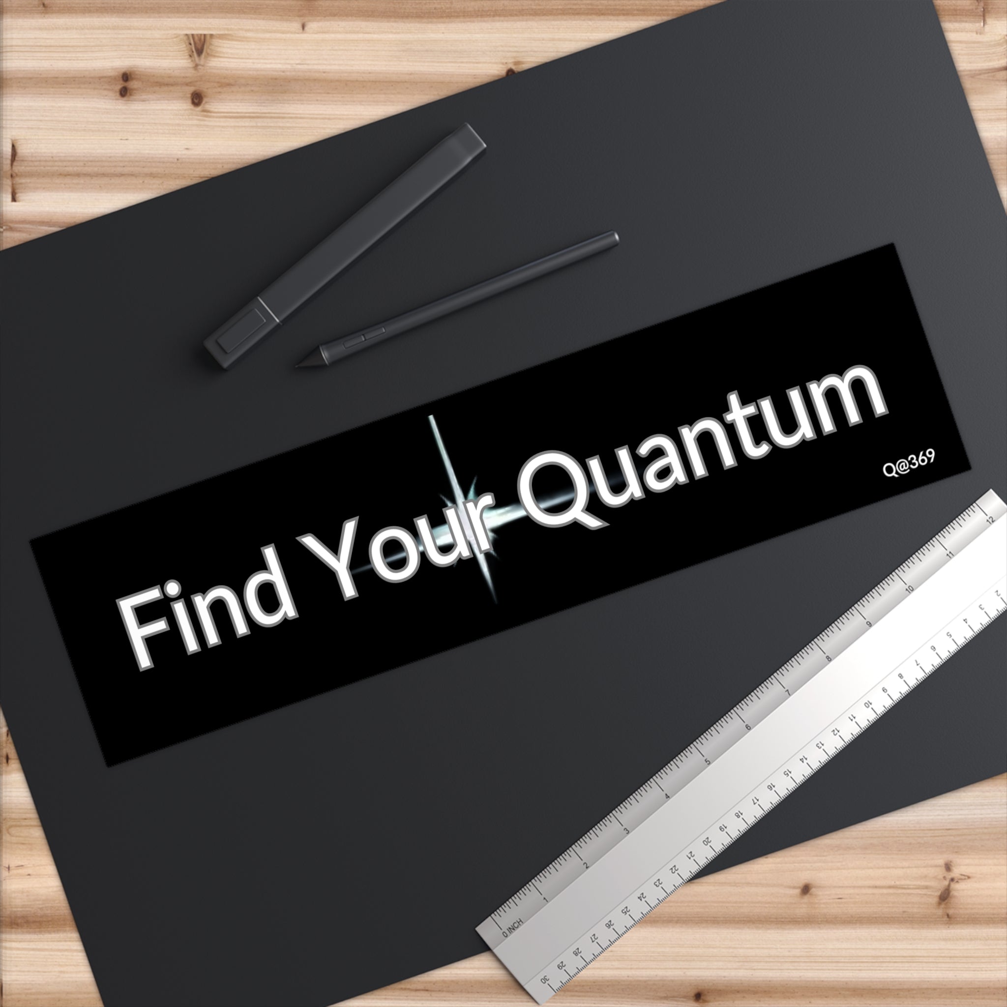 Find Your Quantum Bumper Sticker — Science & Physics Car Decal