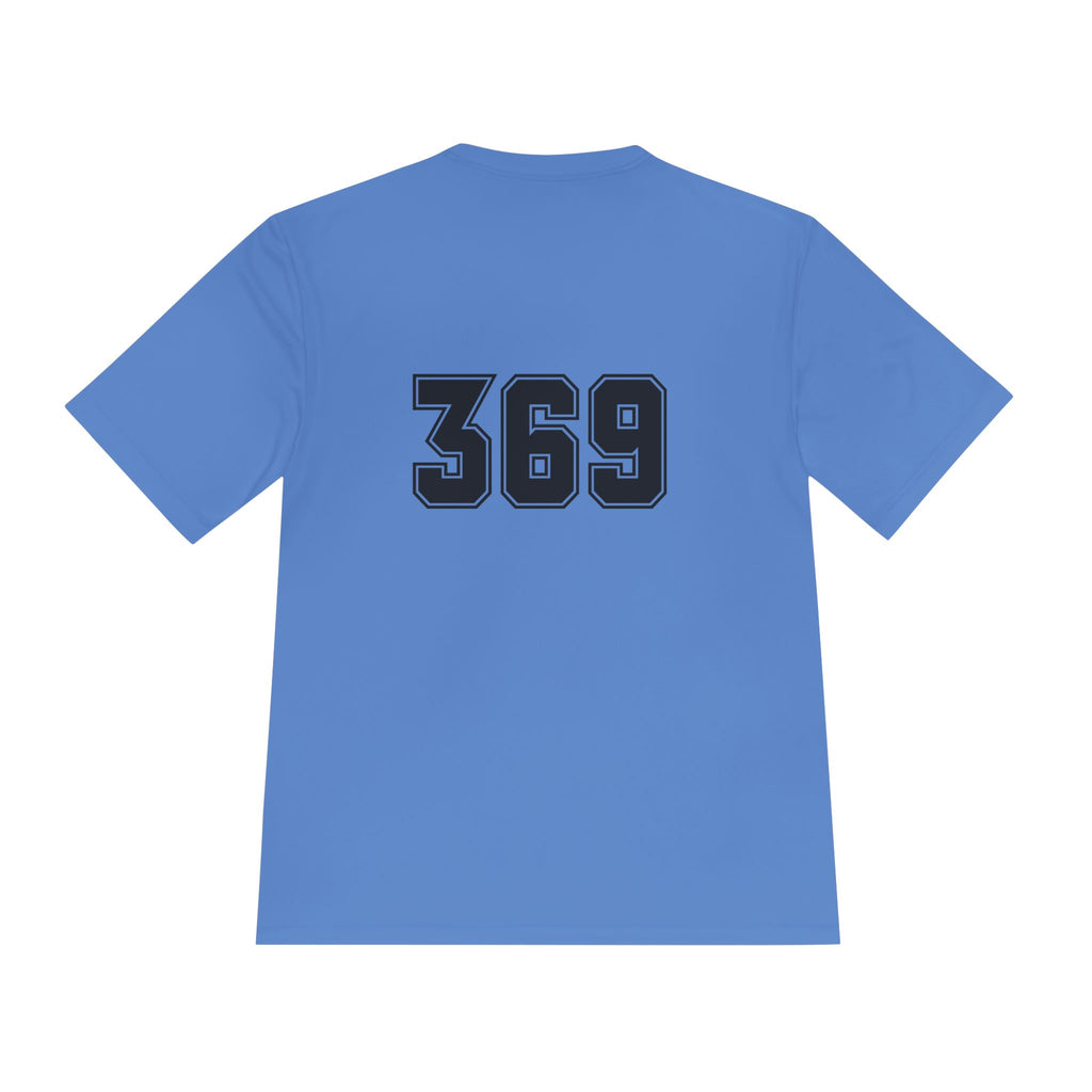 369 Logo Athletic Tee — Moisture-Wicking Performance Shirt