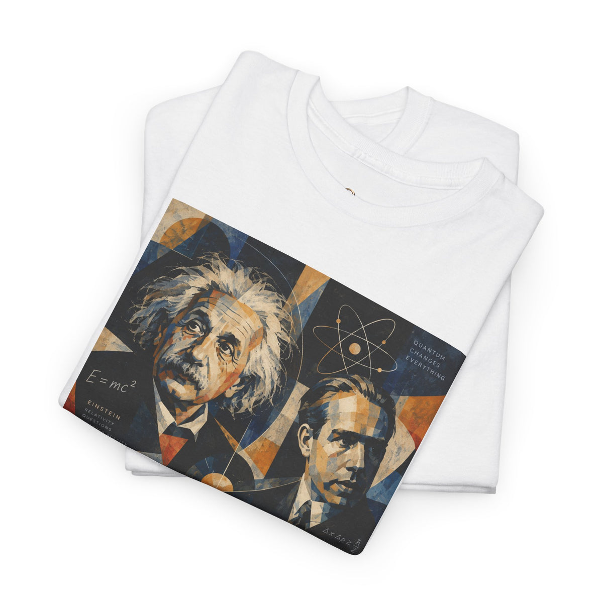 Science Legends Portrait T-Shirt — Einstein, Feynman & More Graphic Tee