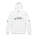 Find Your Quantum Hooded Long Sleeve Tee — Minimal Spiritual Graphic Hoodie Tee