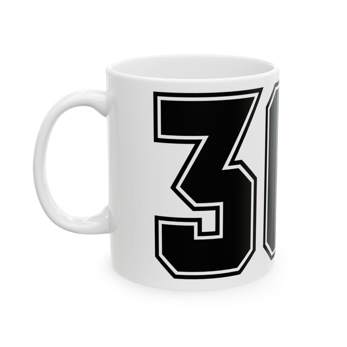 369 Retro Number Ceramic Mug — Vintage Sports Jersey Style Coffee Cup (11oz/15oz)