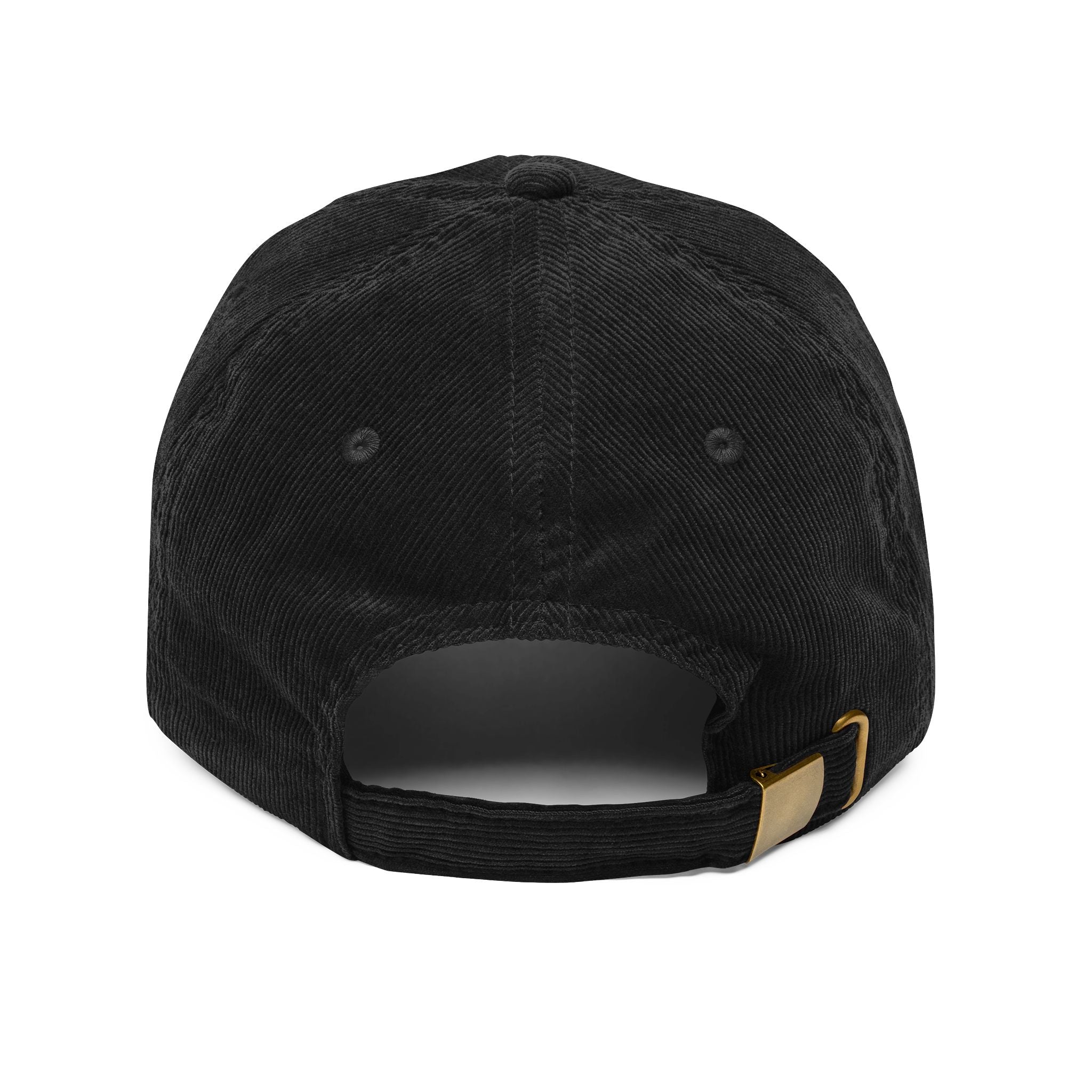 Corduroy Baseball Cap — Embroidered Q@369 Vintage Style