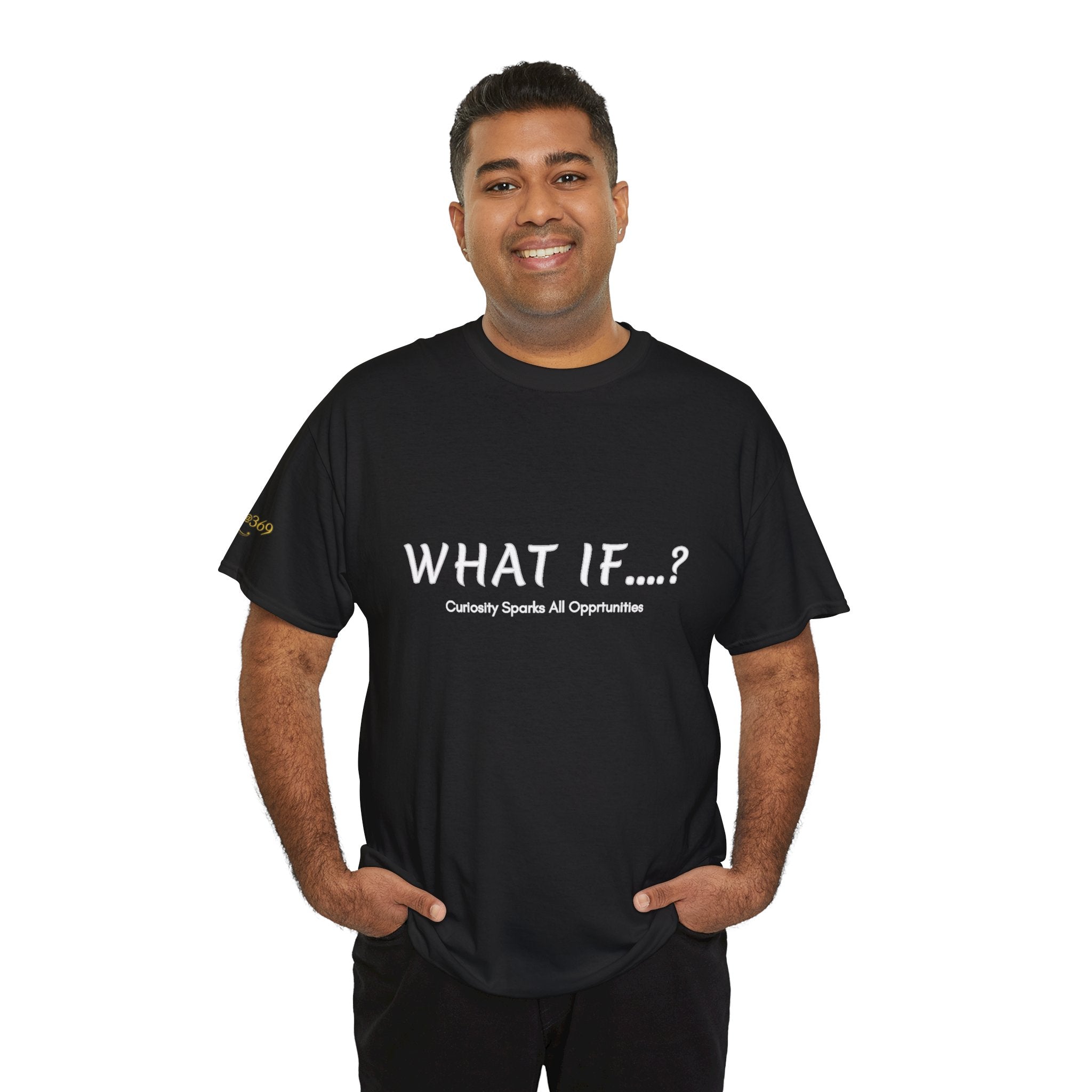 What If…? Tee — Inspirational Curiosity Graphic T-Shirt