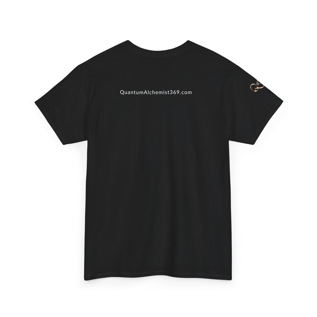 Fractal Starburst Tee — Golden Sacred Geometry Design