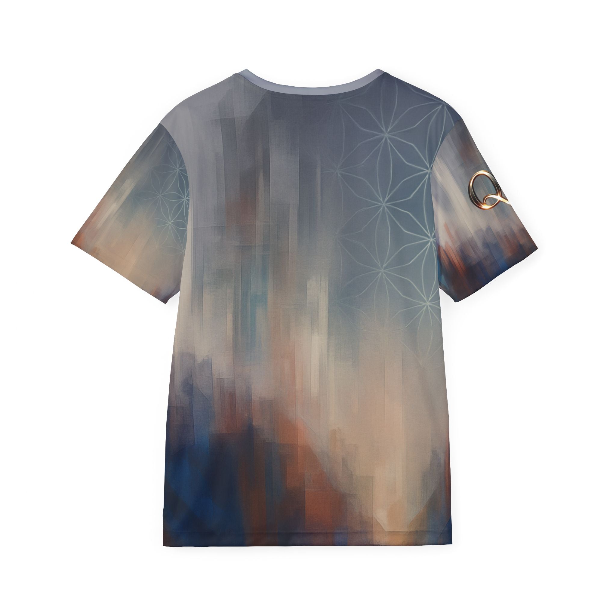 Portrait Graphic Sports Jersey — Artistic Asian Woman AOP Tee