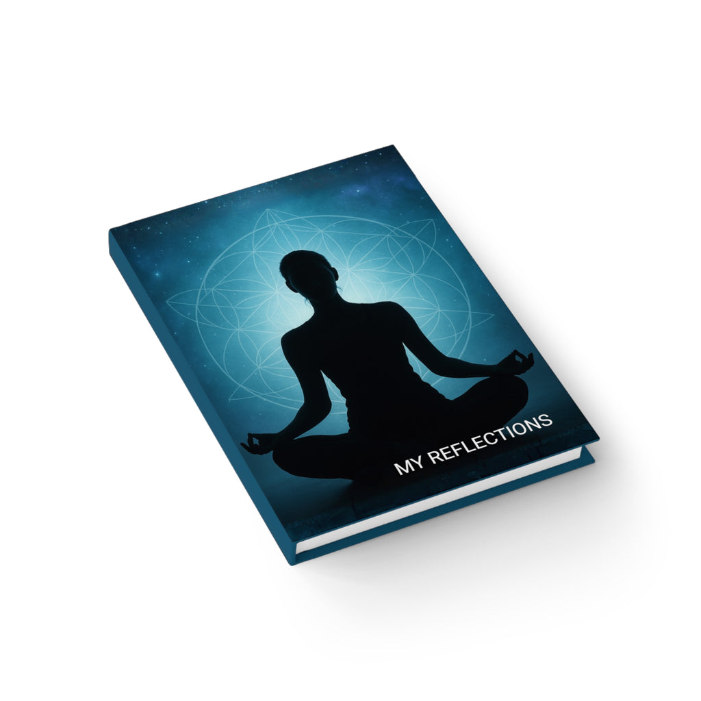 Meditation Journal — "My Reflections" Guided Spiritual Writing Notebook