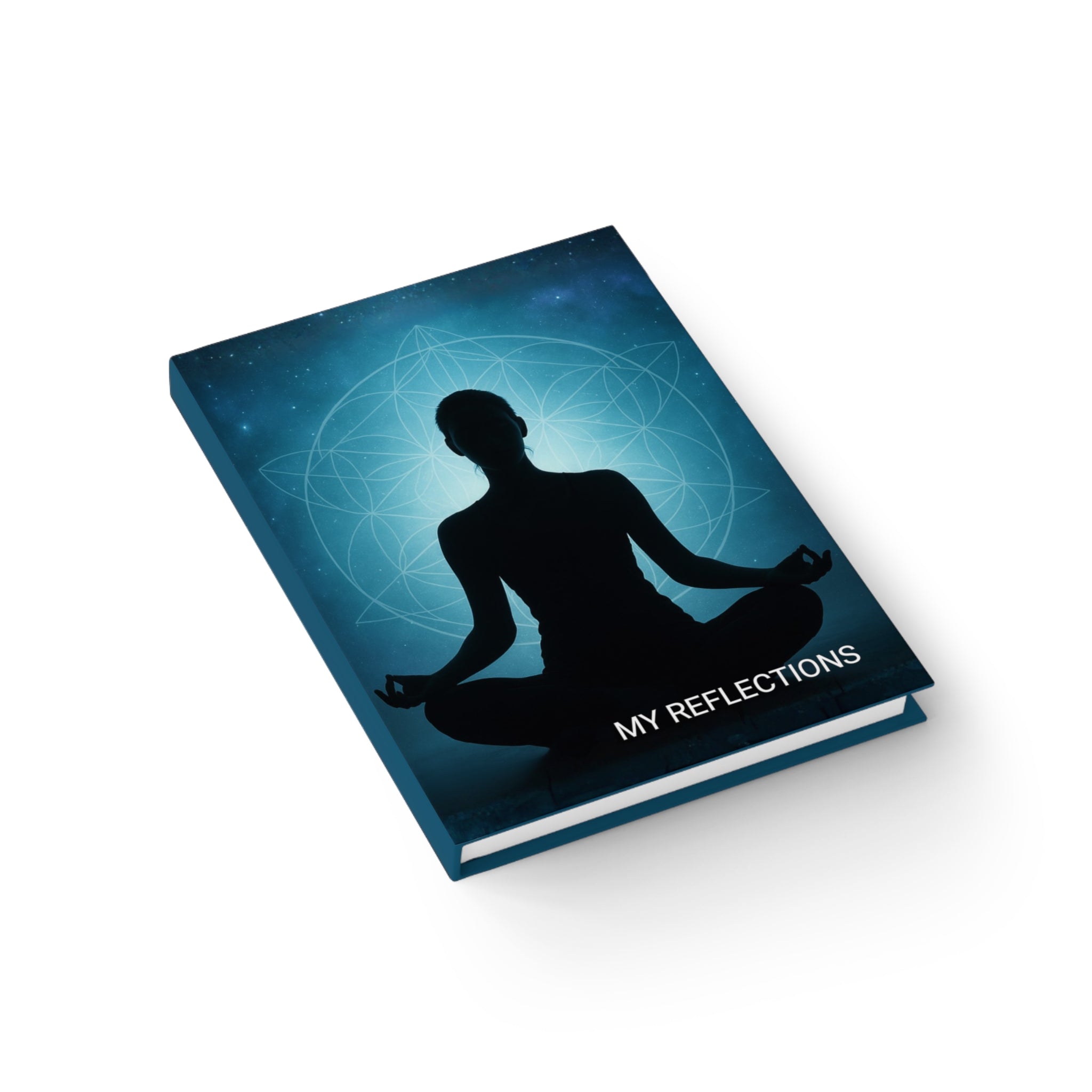 Meditation Journal — "My Reflections" Guided Spiritual Writing Notebook