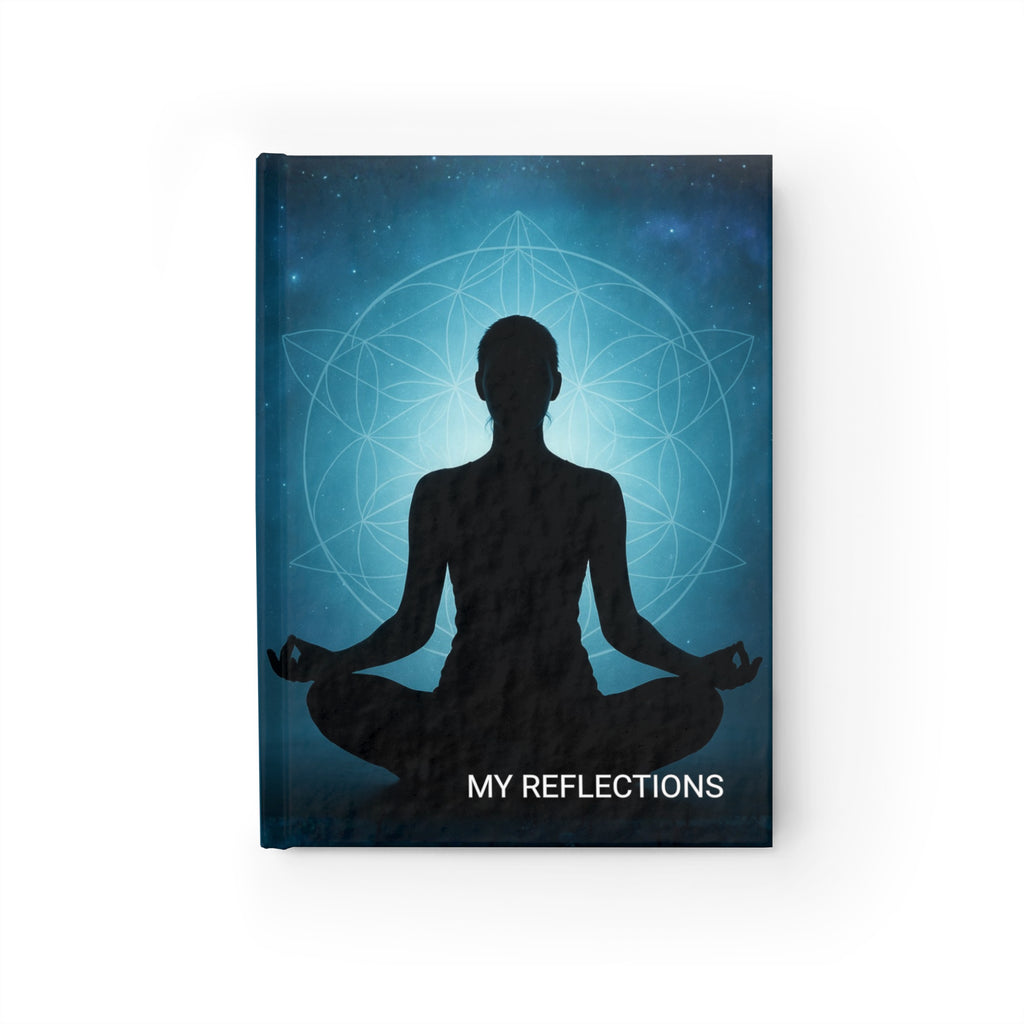 Meditation Journal — "My Reflections" Guided Spiritual Writing Notebook