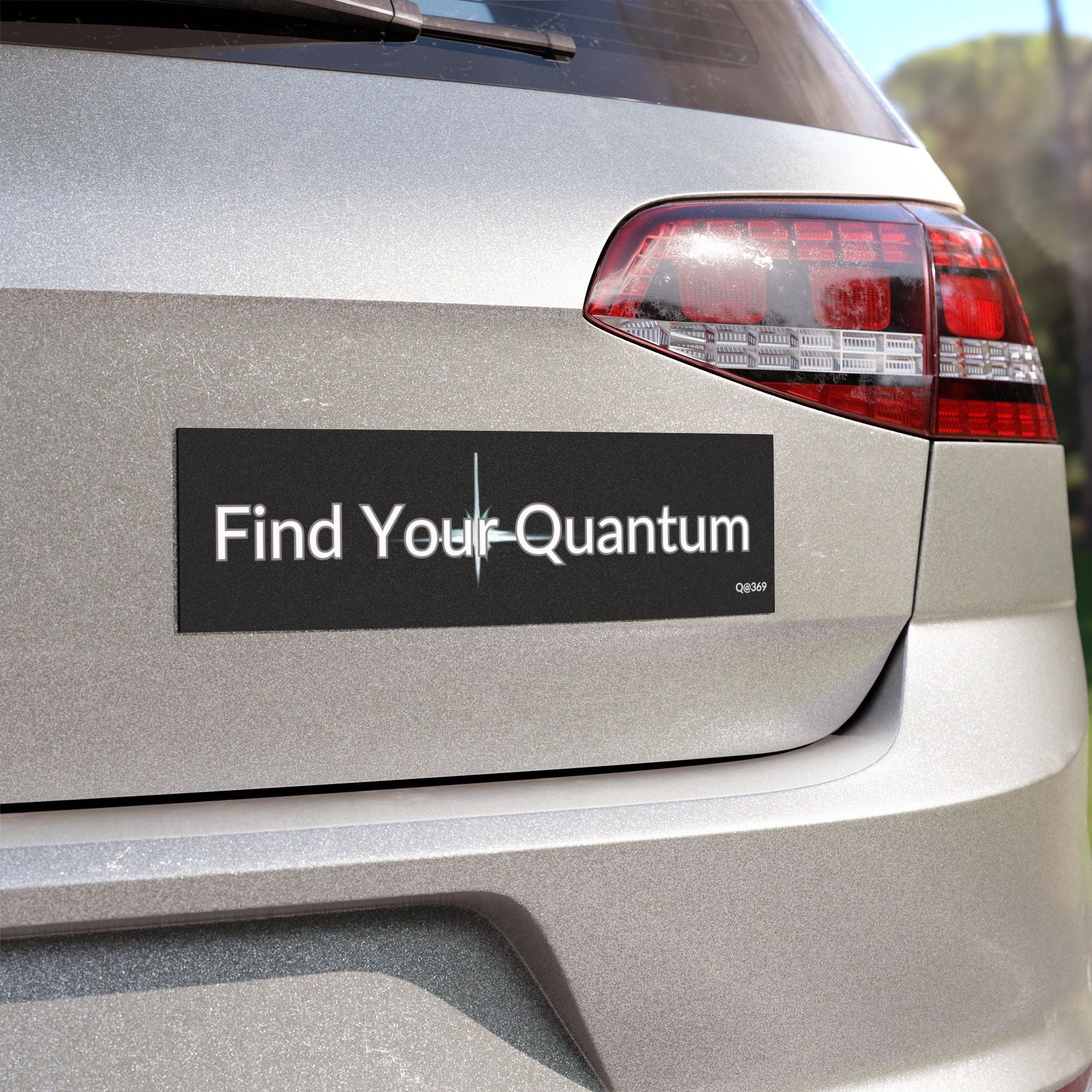 Car Magnet – "Find Your Quantum" Inspirational Bumper Sticker Magnet